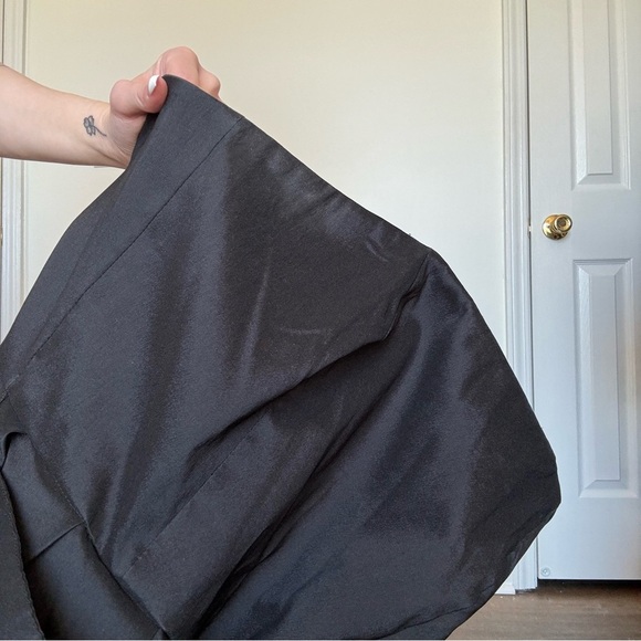 Samuel Dong Black Balloon Gown Small - Picture 7 of 9